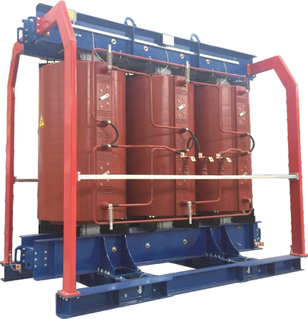 35 -kV -Triebtransformator im Innenrahmen mit dem Last -Lastwandler