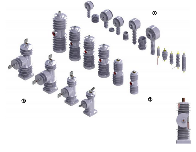 38KV 25KA IEC/ANSI Custom Outdoor MV Recloser für Pole