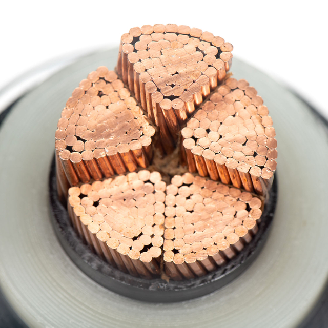 Hochspannungs -XLPE -Isolier -Stromkabel mit Aluminiumwellscheide für eine verstärkte Übertragungsffizienz