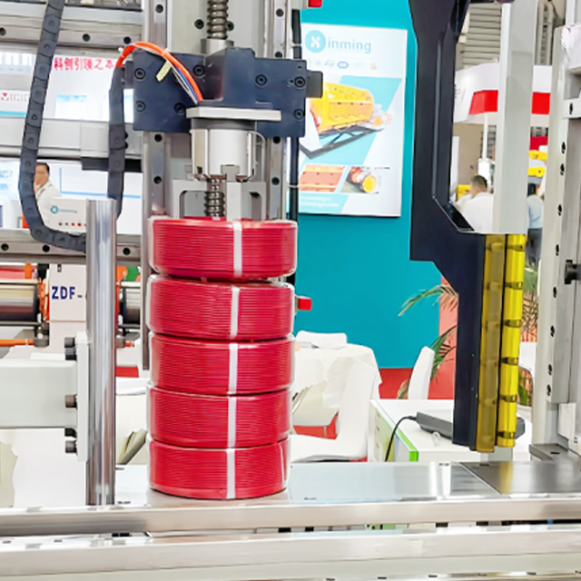 Automatische Wickel-/Lack-/Schrumpf-/Roboter-Stapellinie CLS-5000, Hochgeschwindigkeitsverpackung, Legierungsstahlrahmen, IoT-fähig