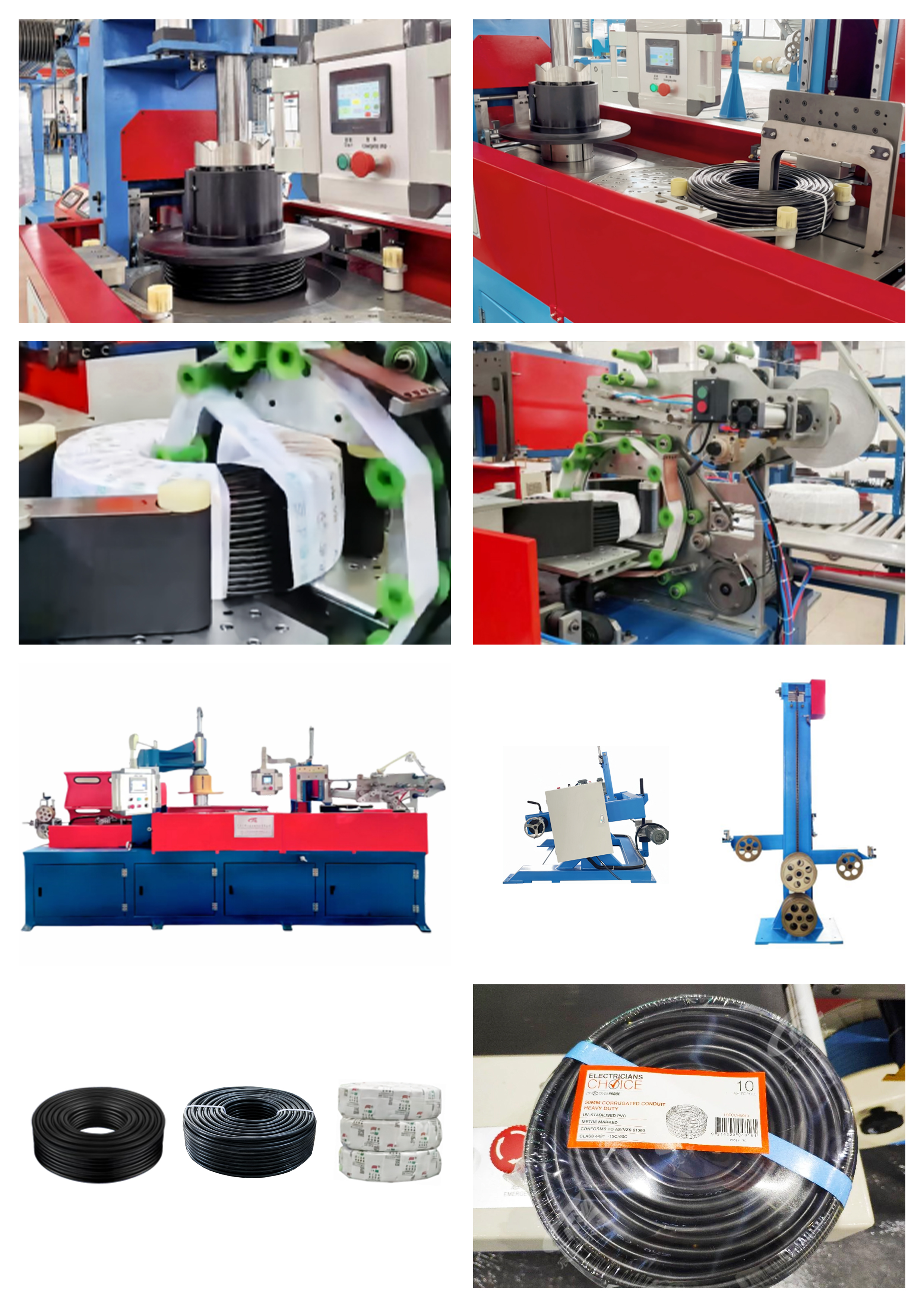 1860 Automatic Coiling Belting and Shrink Packing Machine 1860 Automatische Wickelgitter- und Schrumpfpackmaschine